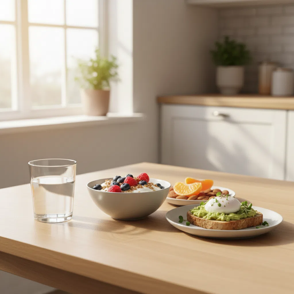 Person genießt morgens ihren Kaffee - aktiver Lebensstil